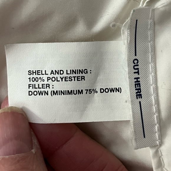 Gap White Puffer Down Quilted Vest Jacket Belt Size Medium Women’s Y2K 90’s Warm - Picture 10 of 12